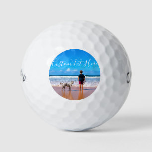 Custom Photo Text Golf Balls Your Pets Photos