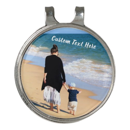 Custom Photo Text Golf Hat Clip Your Photos Gift