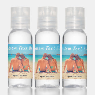 Custom Photo Text Hand Sanitizer Your Photos
