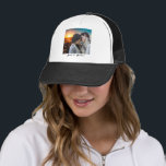 Custom Photo Text Hat | Personalized Trucker Hat<br><div class="desc">Design your own unique style with this custom photo text trucker hat! Personalize the front with any image and text to create a one-of-a-kind accessory. Perfect for birthdays,  bachelorette parties,  corporate events,  or promoting your brand. The classic mesh-back design is adjustable and comfortable. A fantastic personalized gift for anyone!</div>