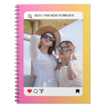 custom photo text instagram modern pink