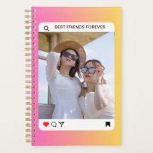 custom photo text instagram modern pink