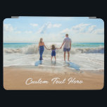 Custom Photo Text iPad Air Cover Your Family Gift<br><div class="desc">Custom Photo and Text - Unique Your Own Design -  Personalized Family / Friends or Personal Gift - Add Your Text and Photo - Resize and move elements with Customization tool ! Choose font / size / color ! Good Luck - Be Happy :)</div>
