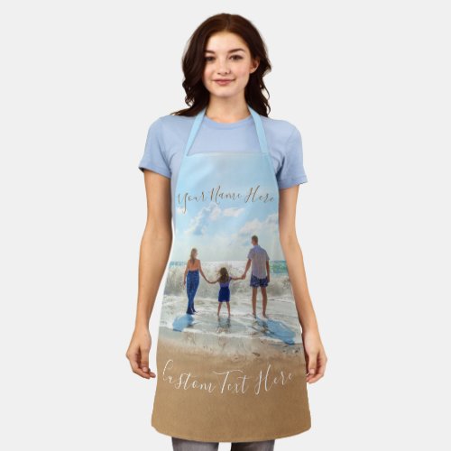 Custom Photo Text Name Apron with  Your Design