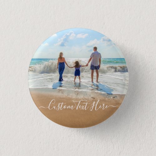 Custom Photo Text Name Button Your Favorite Photos