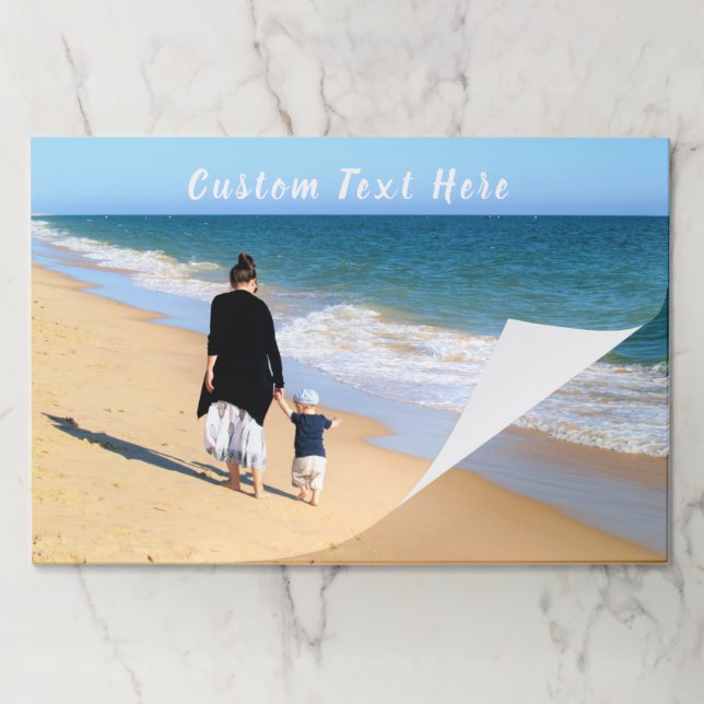Custom Photo Text Paper Pads Your Favorite Photos (Folded)