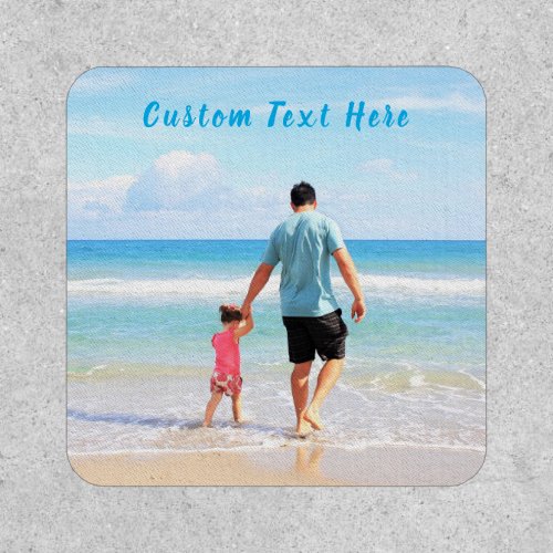 Custom Photo Text Patch with Your Faforite Photos