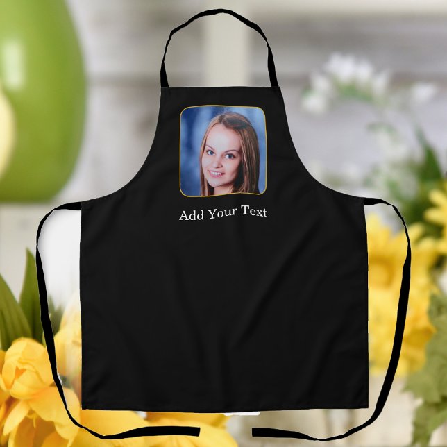 Custom Photo Text Personalized Apron (Creator Uploaded)