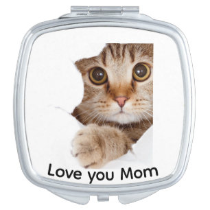  Custom Photo Text Personalized  Compact Mirror