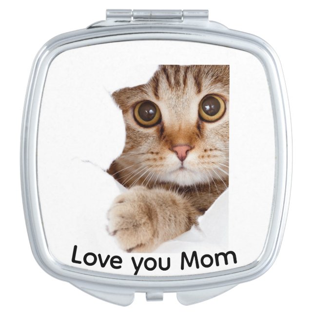  Custom Photo Text Personalized  Compact Mirror (Front)