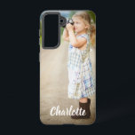 Custom Photo Text Personalized  Samsung Galaxy S21 Case<br><div class="desc">Custom Photo Text Personalized Samsung Galaxy S21 Case</div>