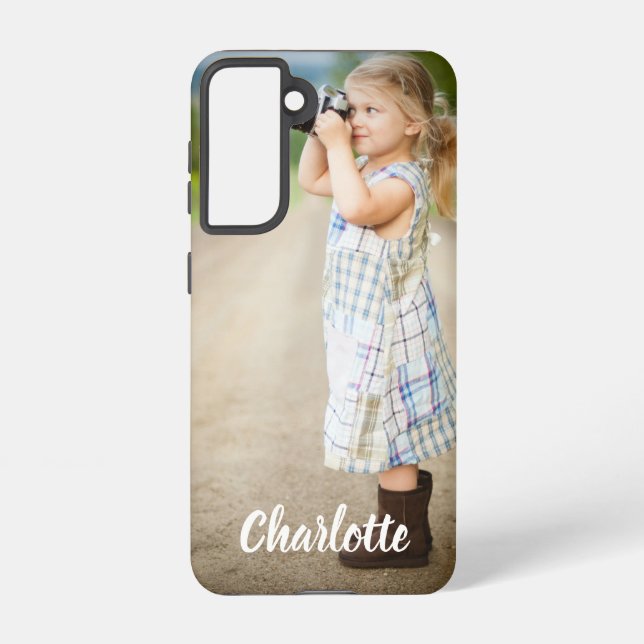 Custom Photo Text Personalized  Samsung Galaxy Case (Back)