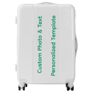 Custom Photo & Text Personalized Template Luggage