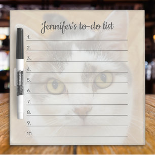 Custom Photo Text Personalized To-Do List Dry Erase Board