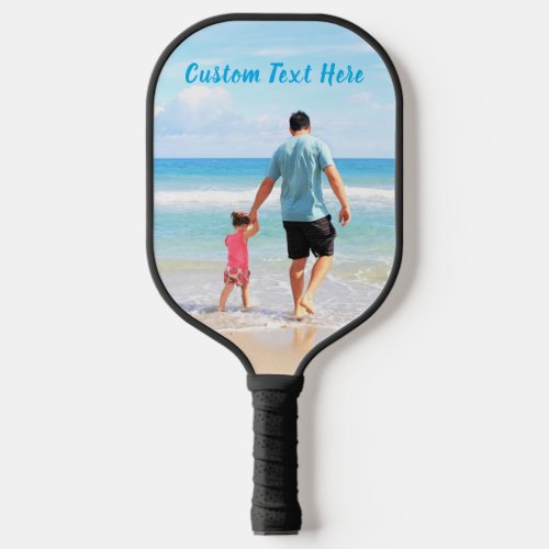 Custom Photo Text Pickleball Paddle with Your DAD