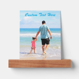 Custom Photo Text Picture Ledge with Your Photos