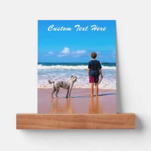 Custom Photo Text Picture Ledge Your Pets Photos