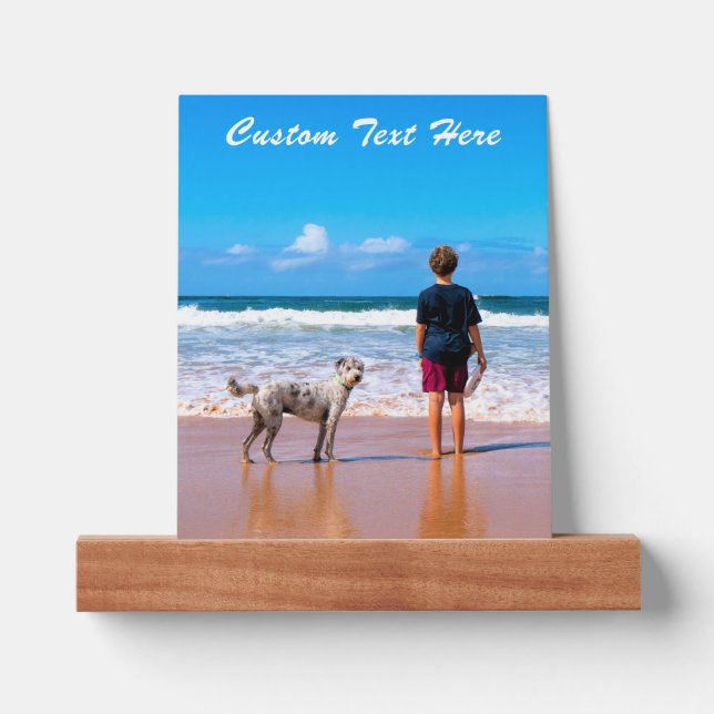 Custom Photo Text Picture Ledge Your Pets Photos (Front)