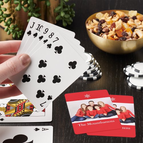 Custom Photo Text Playing Cards