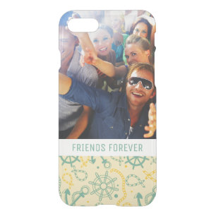 Custom Photo & Text Retro Anchor & Ropes iPhone SE/8/7 Case