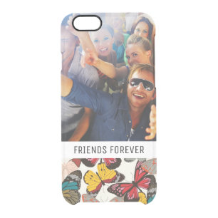 Custom Photo & Text Retro floral pattern 7 Clear iPhone 6/6S Case