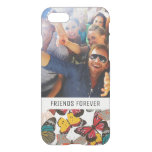 Custom Photo &amp; Text Retro floral pattern 7 iPhone SE/8/7 Case