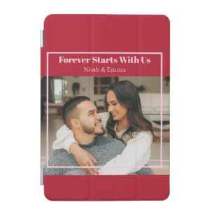 Custom Photo & Text Romantic Gift - Personalized iPad Mini Cover