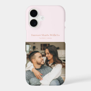 Custom Photo & Text Romantic Gift - Personalized iPhone 17 Case