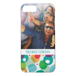 Custom Photo &amp; Text Round bubbles kids pattern iPhone 8/7 Case