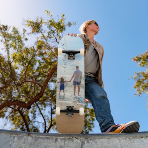Custom Photo Text Skateboard _ Unique Your Design