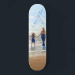 Custom Photo Text Skateboard Your Photos Design<br><div class="desc">Custom Photo and Text Skateboard - Unique Your Own Design - Personalized Family / Friends or Personal Gift - Add Your Text and Photo - Resize and move elements with Customization tool ! Choose font / size / color ! Good Luck - Be Happy :)</div>