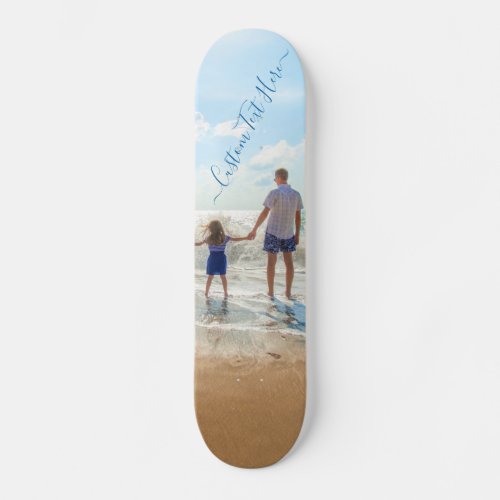 Custom Photo Text Skateboard Your Photos Gift