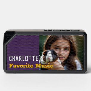 Custom Photo Text Stylish Favorite Music Portable Bluetooth Speaker