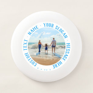 Custom Photo Text Summer Holidays Wham-O Frisbee