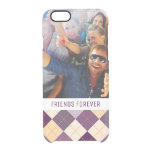 Custom Photo &amp; Text Sweater Background Clear iPhone 6/6S Case