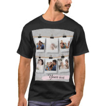 Custom Photo Text T-Shirt