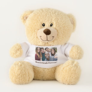 Custom Photo & Text Teddy Bear