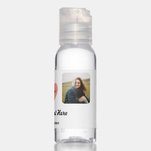 Custom Photo & Text Travel Bottle Set Gift Kit Hand Sanitizer