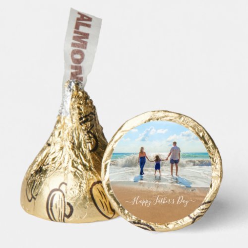 Custom Photo Text Your Design _ Happy Fathers Day Hersheys Kisses