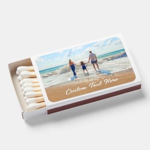 Custom Photo Text Your Favorite Photos Gift Matchboxes