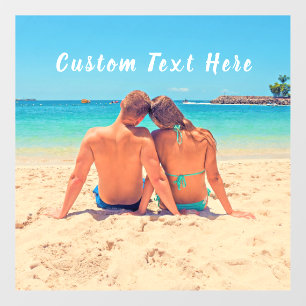 Custom Photo Text Your Romantic Design Wall Decal