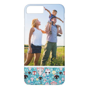 Custom Photo Texture laughing skull iPhone 8 Plus/7 Plus Case