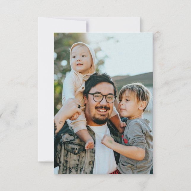 Custom Photo Thank You Card (Front)