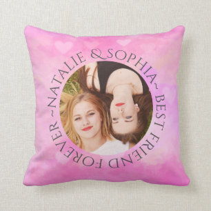 Custom Photo The Best Friend Throw Pillow