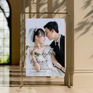 Custom Photo The Night Before Foam Board