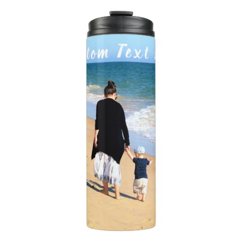Custom Photo Thermal Tumbler Your Photos and Text