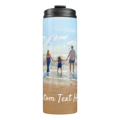 Custom Photo Thermal Tumbler Your Photos and Text