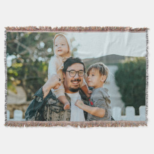 Custom Photo Throw Blanket
