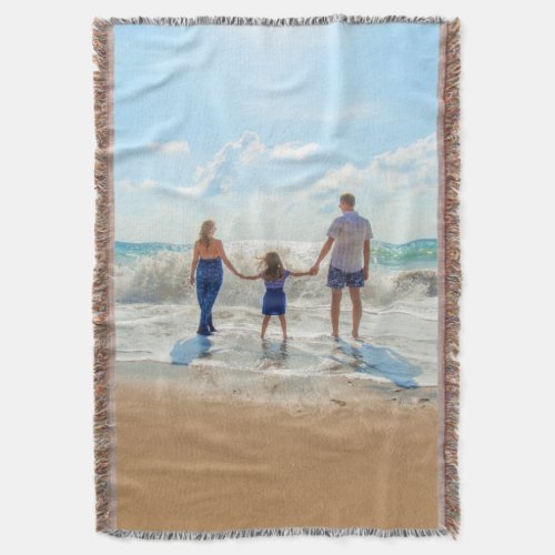 Custom Photo Throw Blanket Your Own Design