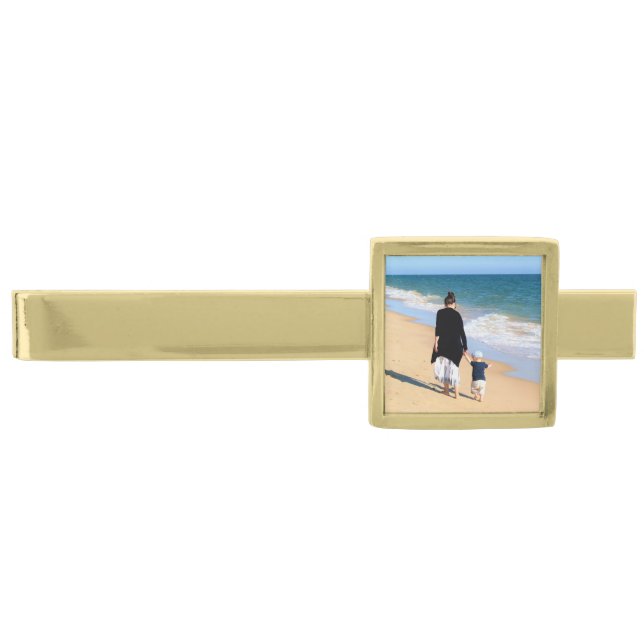 Custom Photo Tie Bar Gift Create Your Photo Design (Front)